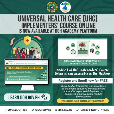 doh academy|Launch of the DOH Academy e.